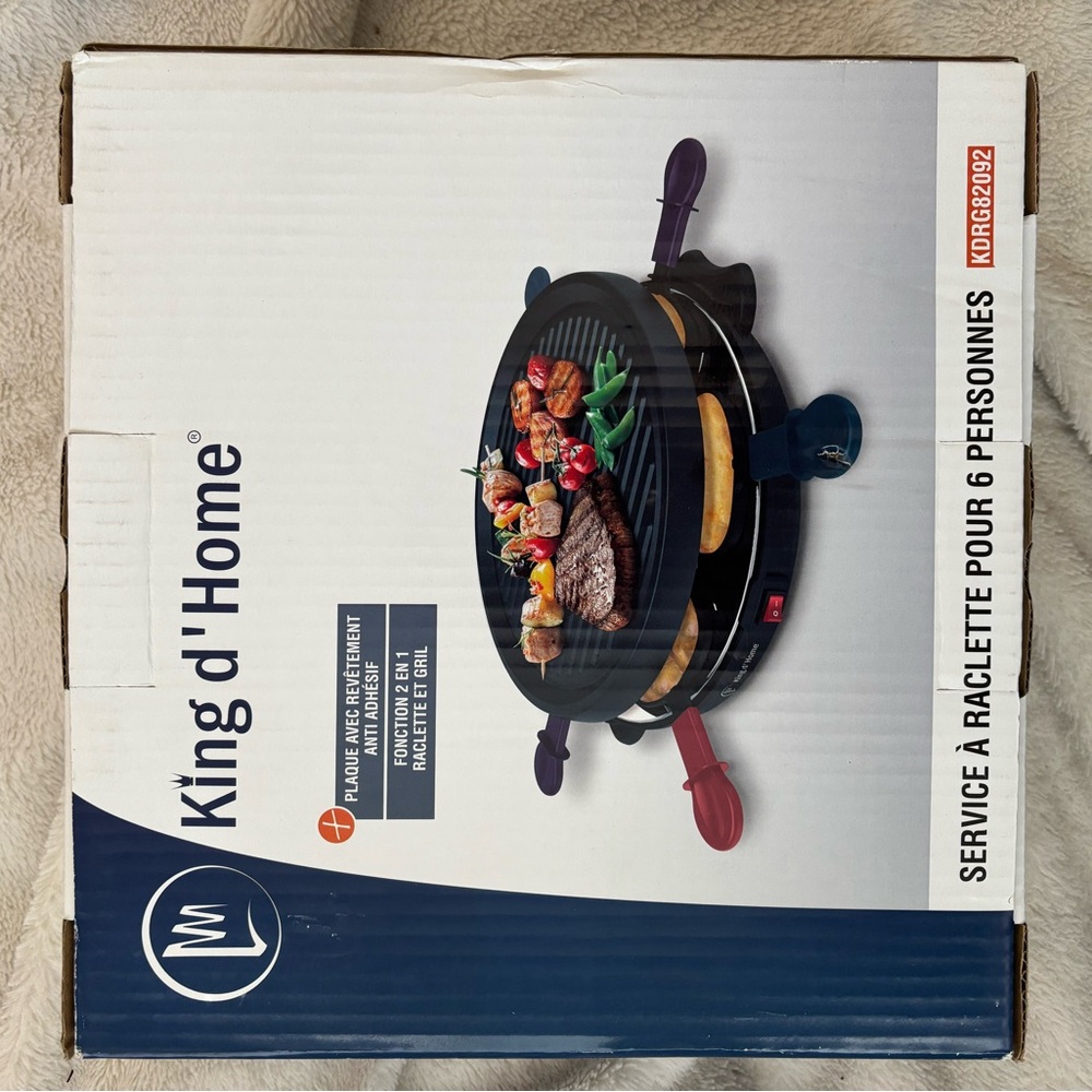 Black Raclette Grill